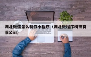 遂宁湖北微信怎么制作小程序（湖北微程序科技有限公司）